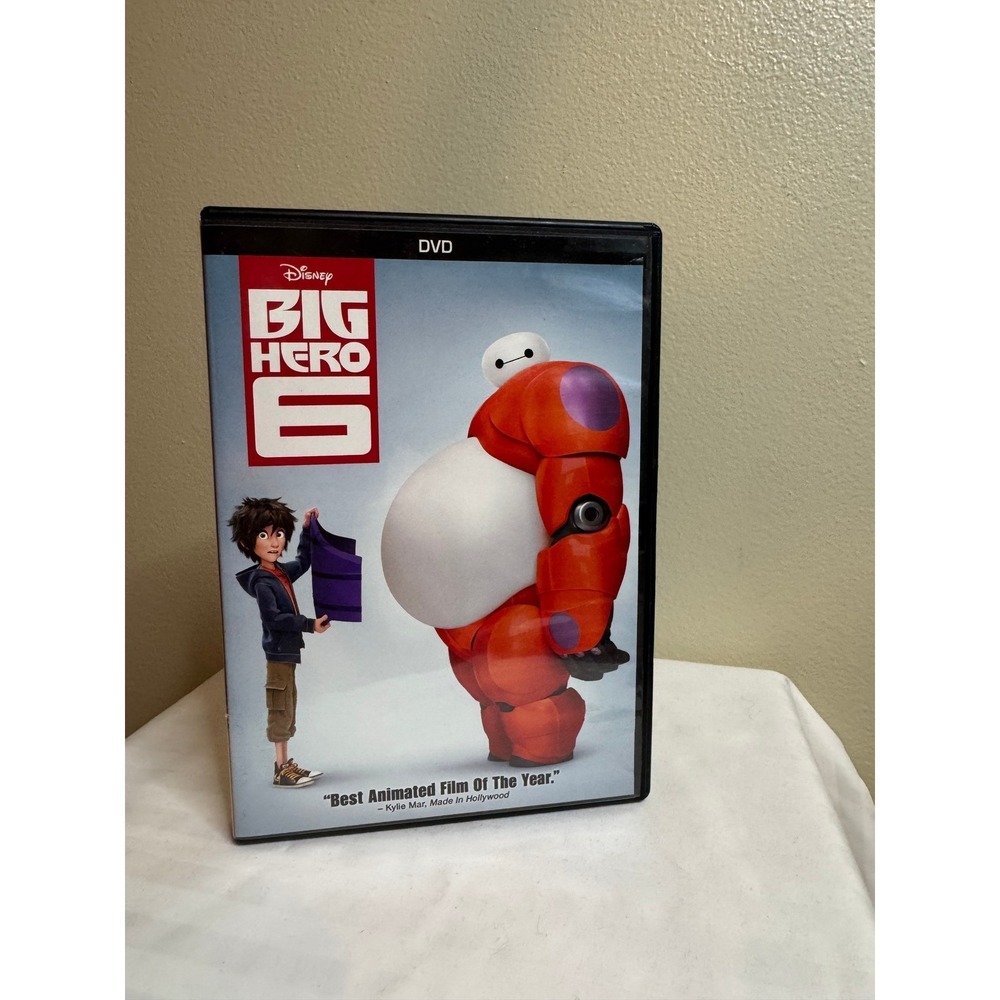 Disney Big Hero 6‎ DVD Animated Movie Baymax Hiro Hamada Kids Family Film